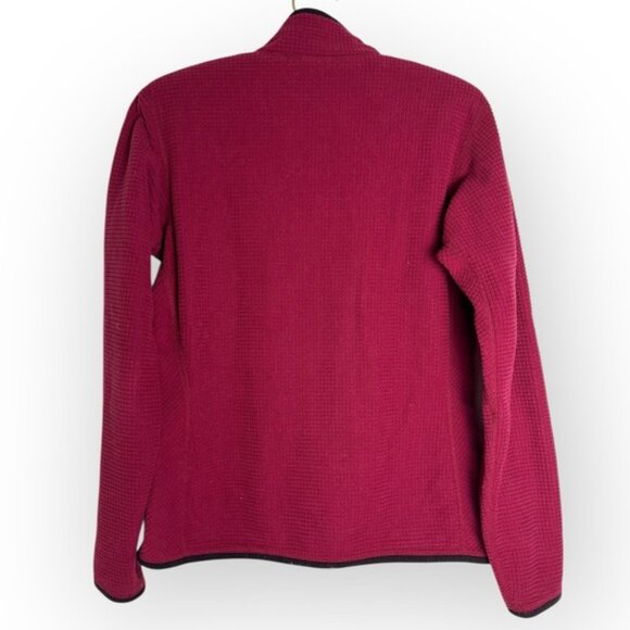 ARC'TERYX Delta AR long sleeve 1/2 half zip fuzzy fleece pullover magenta top M - Picture 4 of 8